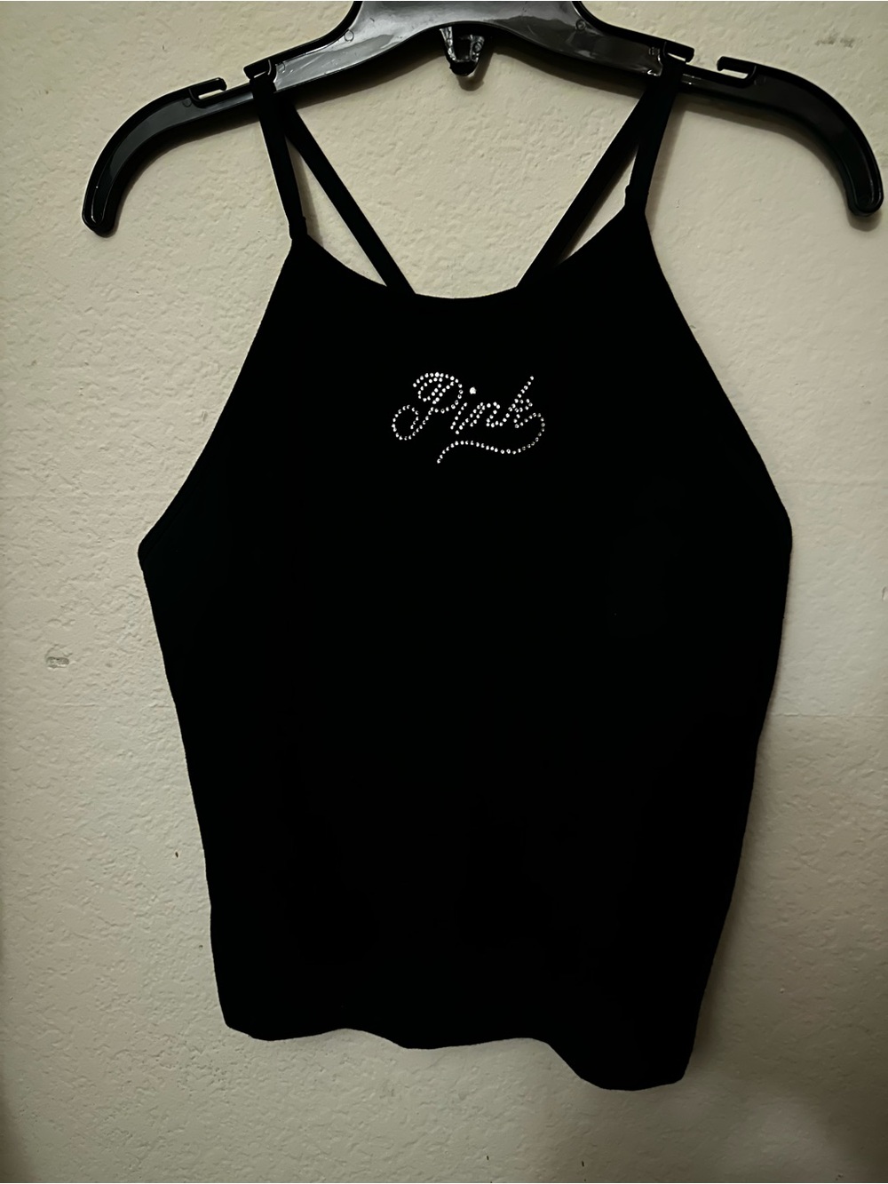 Victorias secret PINK bling cross-back tank size medium